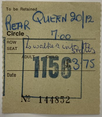 Lot 387 - QUEEN CONCERT MEMORABILIA