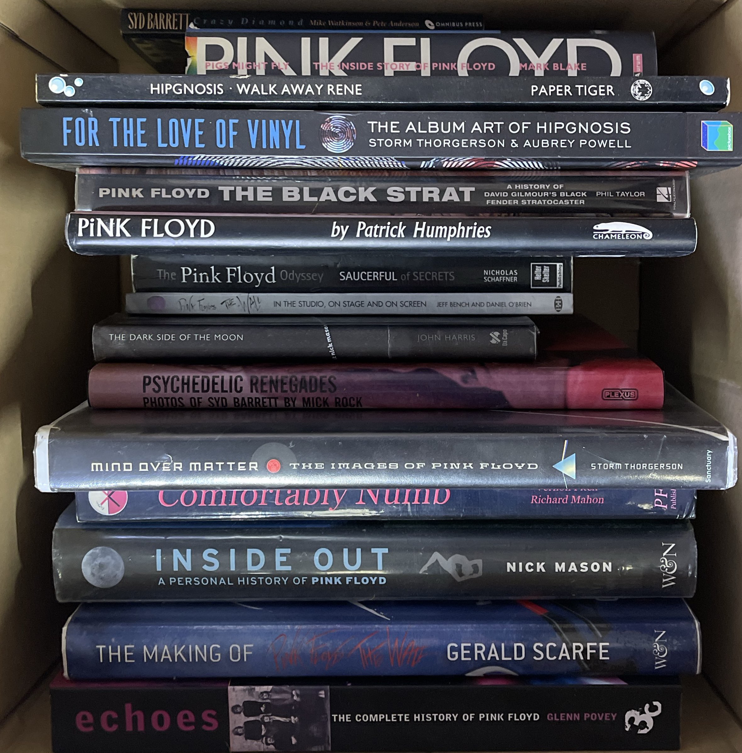Pink Floyd Complete Collection Lot 84 - PINK FLOYD - BOOK COLLECTION INC BARRETT BOOK