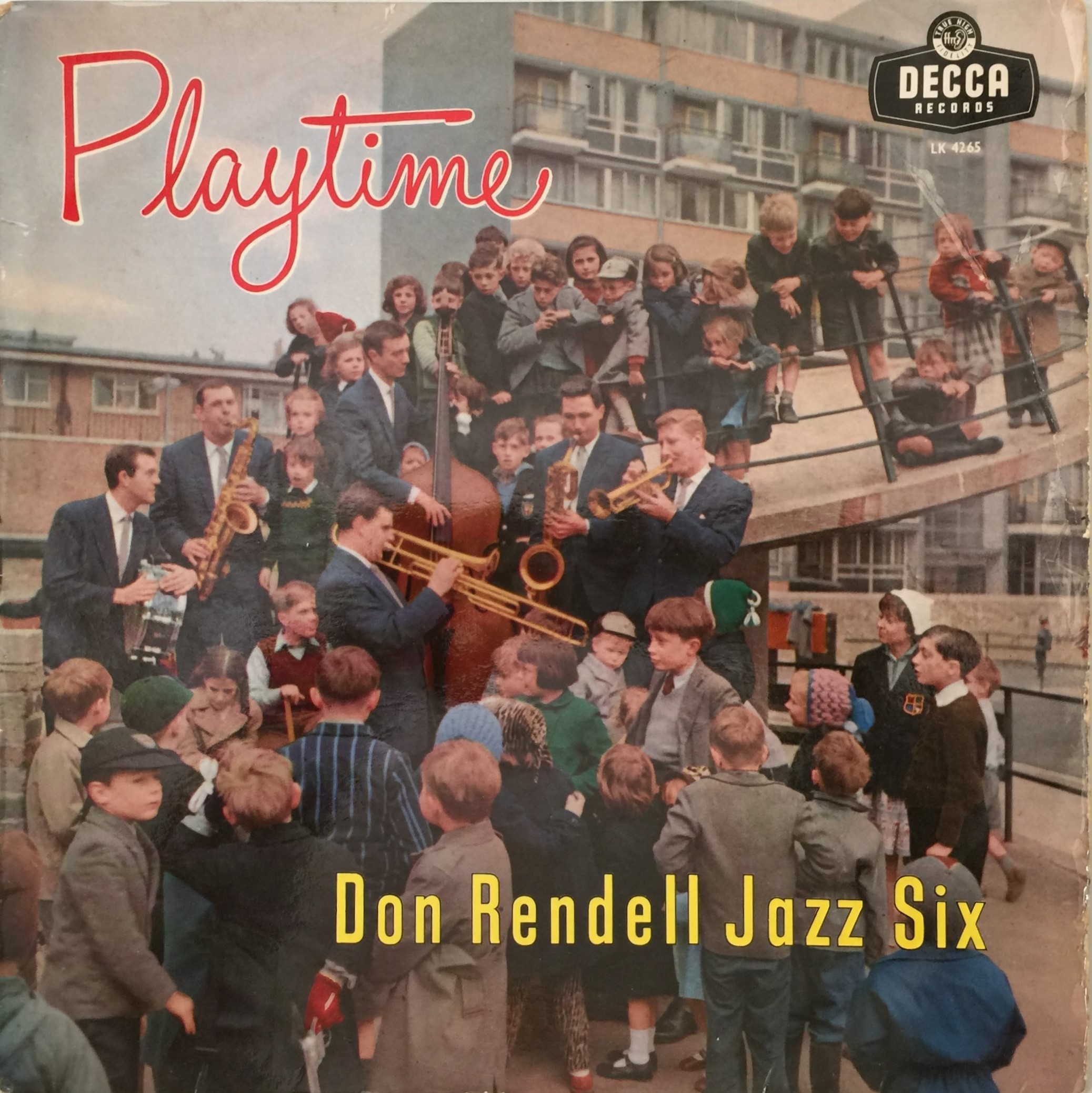 Lot 20 - DON RENDELL JAZZ SIX - PLAYTIME LP (ORIGINAL