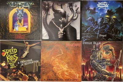 Lot 273 - METAL / HEAVY ROCK - LP / 12" COLLECTION