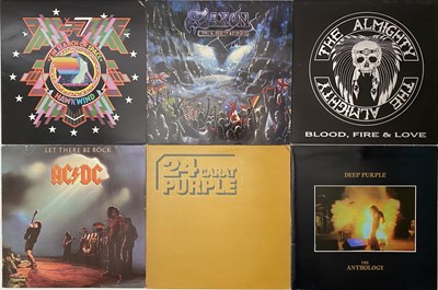 Lot 273 - METAL / HEAVY ROCK - LP / 12" COLLECTION