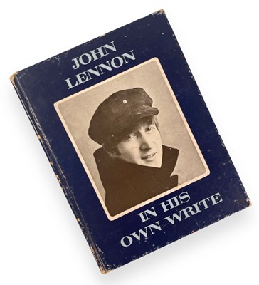 Lot 317 - JOHN LENNON IN HIS OWN WRITE BOOK - SIGNED BY JOHN & CYNTHIA LENNON AND BRIAN EPSTEIN