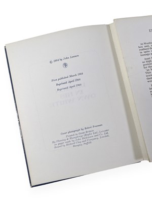 Lot 317 - JOHN LENNON IN HIS OWN WRITE BOOK - SIGNED BY JOHN & CYNTHIA LENNON AND BRIAN EPSTEIN