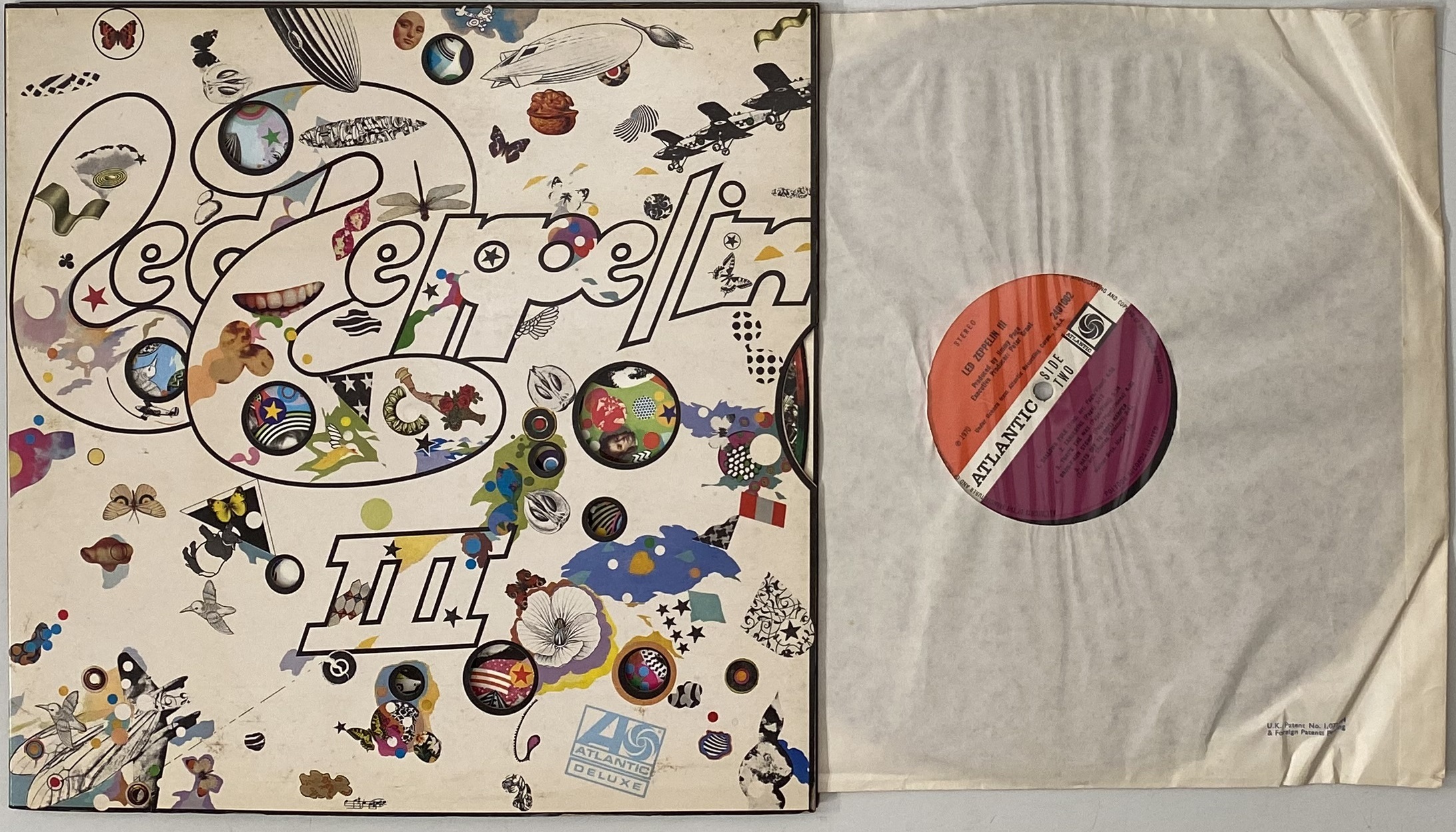 Lot 291 LED ZEPPELIN / KING CRIMSON LP PACK