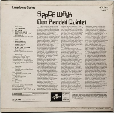 Lot 66 - DON RENDELL QUINTET - SPACE WALK (UK OG - SCX 6491).