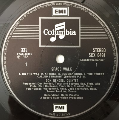 Lot 66 - DON RENDELL QUINTET - SPACE WALK (UK OG - SCX 6491).