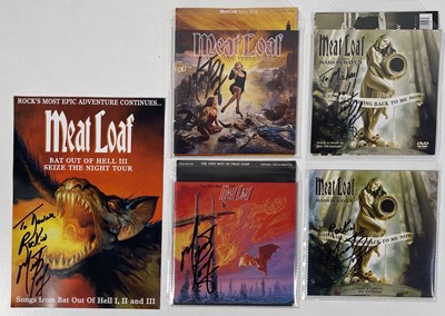 Lot 287 - MEAT LOAF - SIGNED ITEMS.