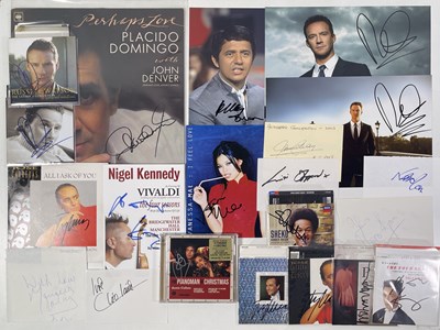 Lot 289 - JAZZ/CLASSICAL STARS - SIGNED ITEMS.