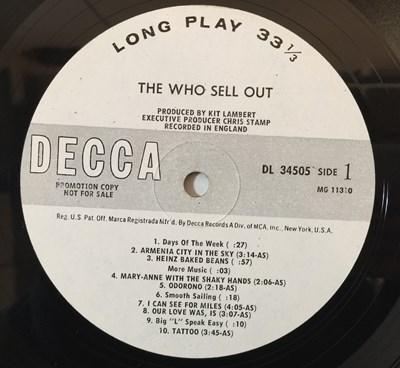 Lot 672 - The Who - US Promo LPs (60s)