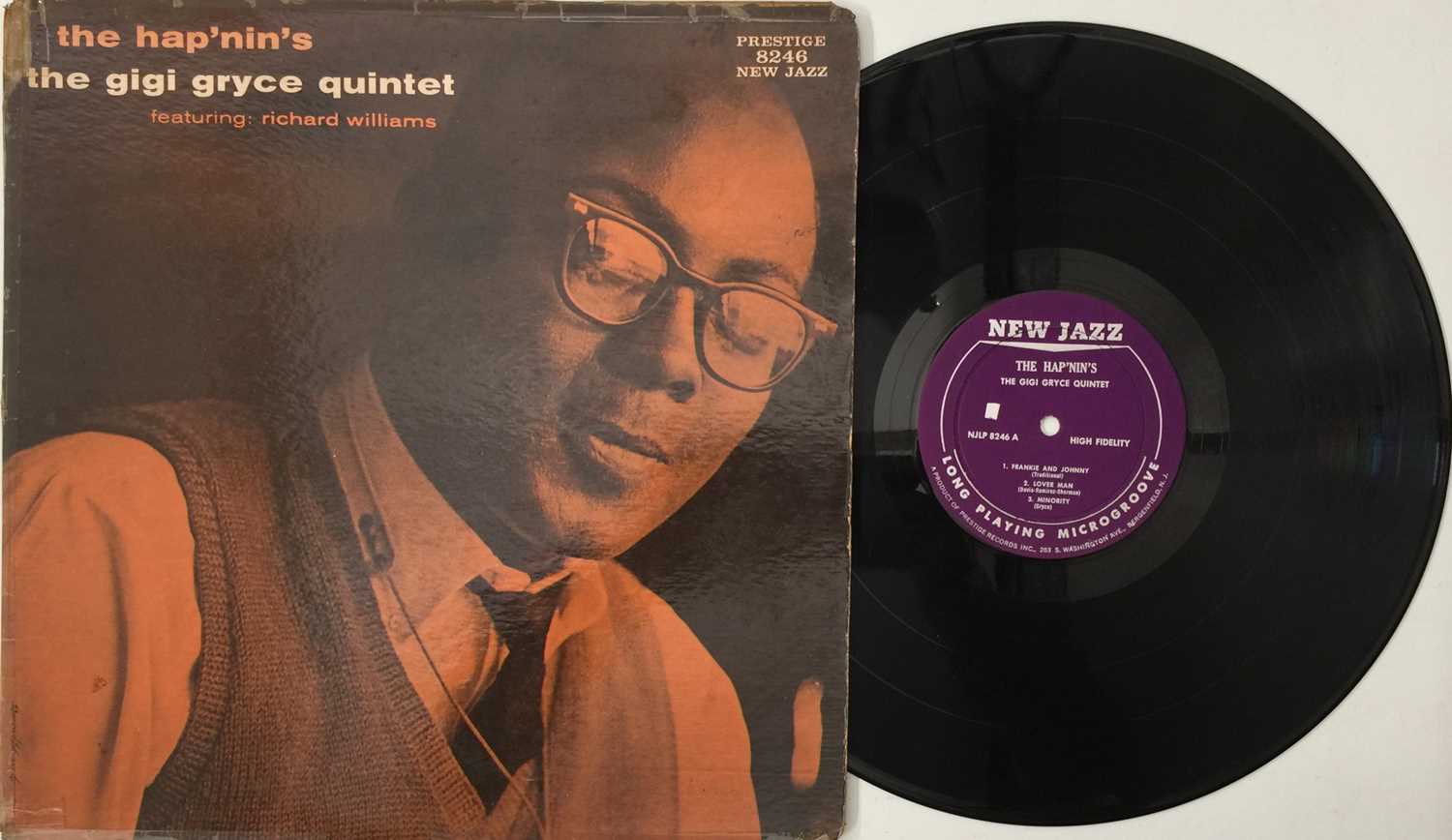 Lot 79 - THE GIGI GRYCE QUINTET - THE HAP'NIN'S LP (NEW JAZZ US OG - NJLP 8246)