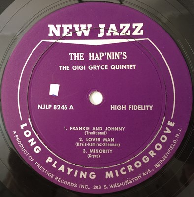 Lot 79 - THE GIGI GRYCE QUINTET - THE HAP'NIN'S LP (NEW JAZZ US OG - NJLP 8246)