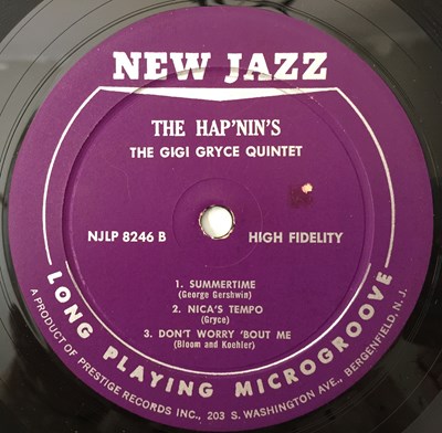 Lot 79 - THE GIGI GRYCE QUINTET - THE HAP'NIN'S LP (NEW JAZZ US OG - NJLP 8246)