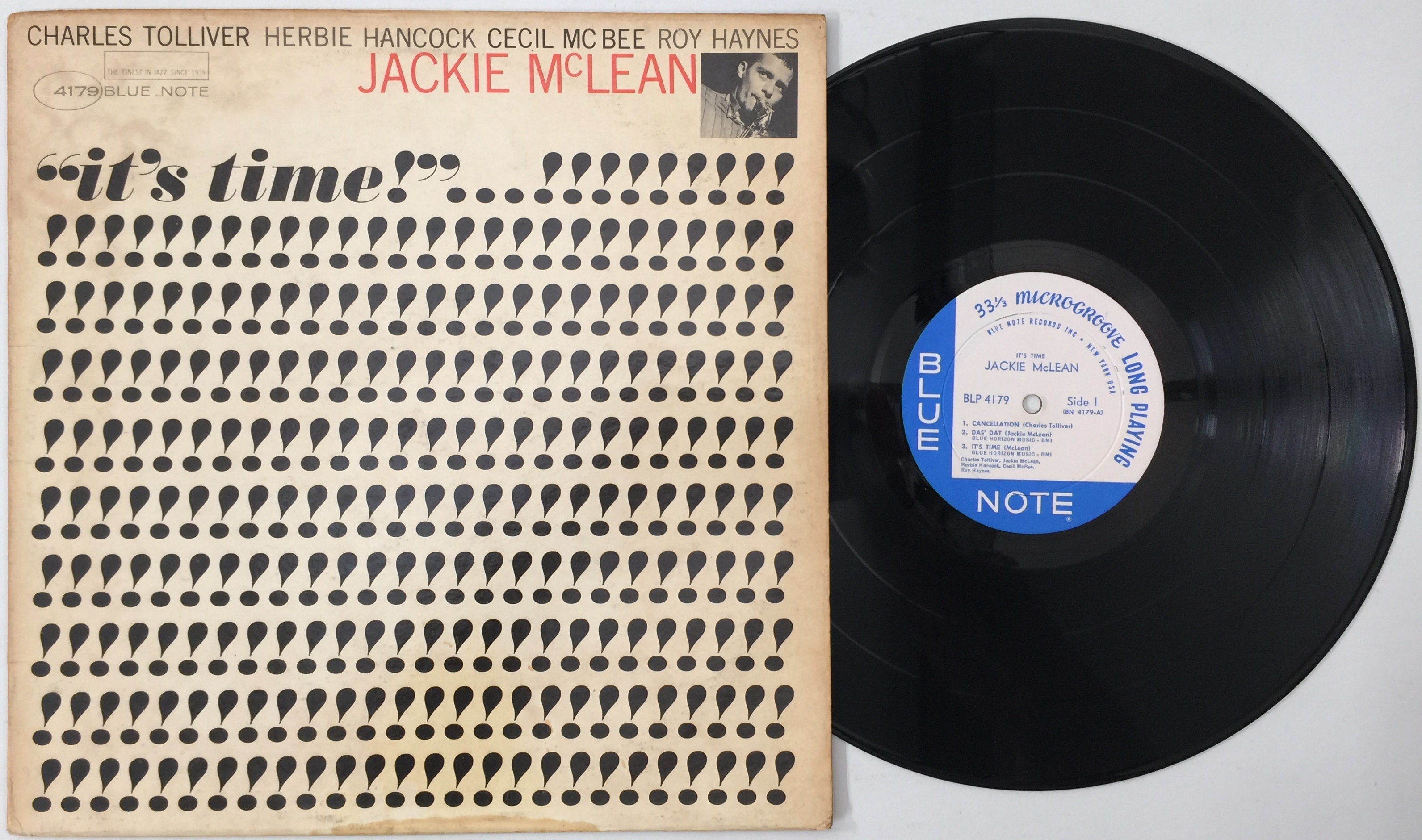 Lot 82 - JACKIE MCLEAN - IT'S TIME LP (US MONO