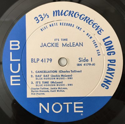 Lot 82 - JACKIE MCLEAN - IT'S TIME LP (US MONO ORIGINAL - NYC DG LABELS - BLUE NOTE BLP 4179)