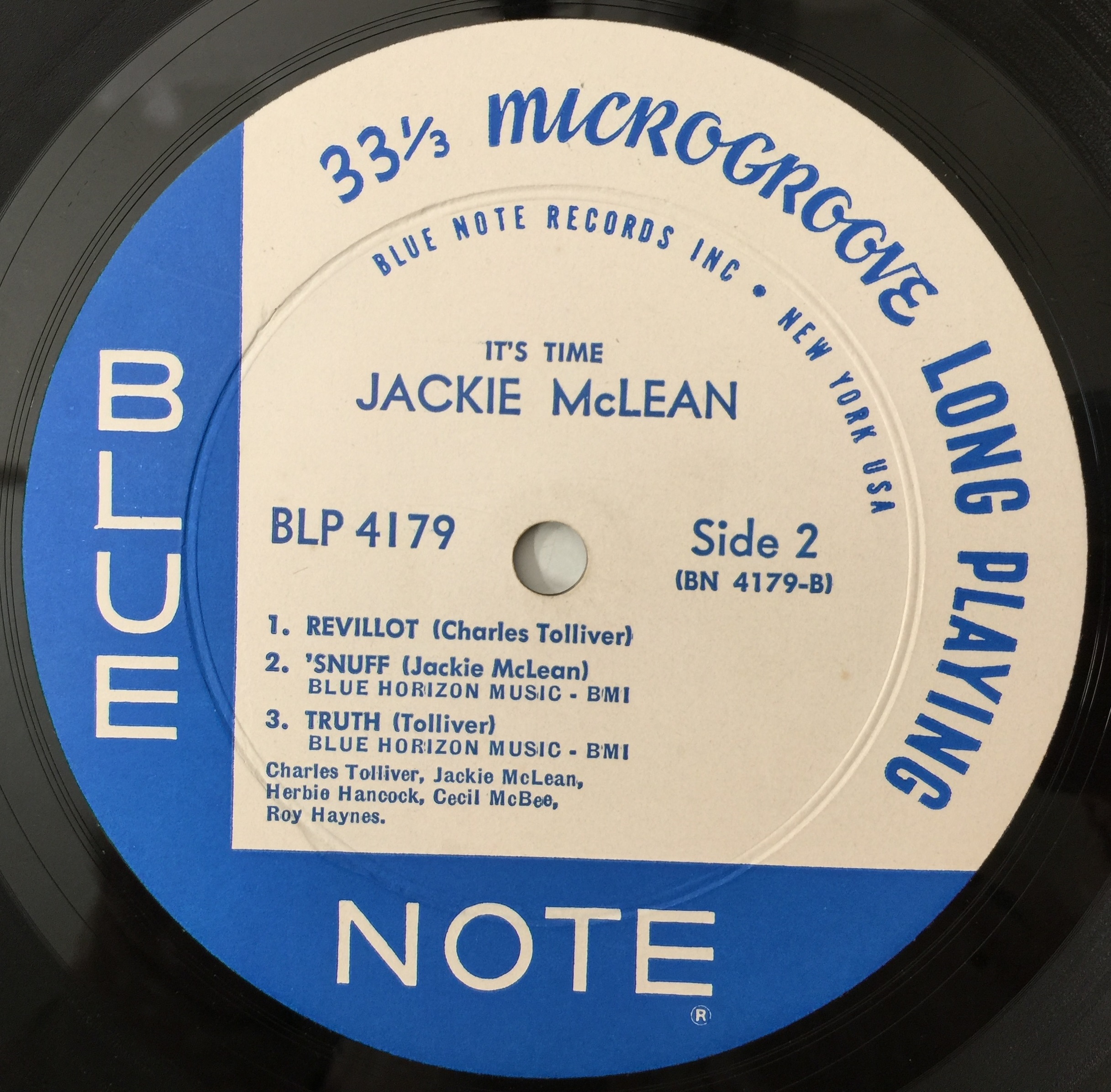 Lot 82 - JACKIE MCLEAN - IT'S TIME LP (US MONO