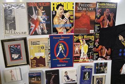 Lot 409 - QUEEN - FREDDIE MERCURY TRIBUTE EPHEMERA.