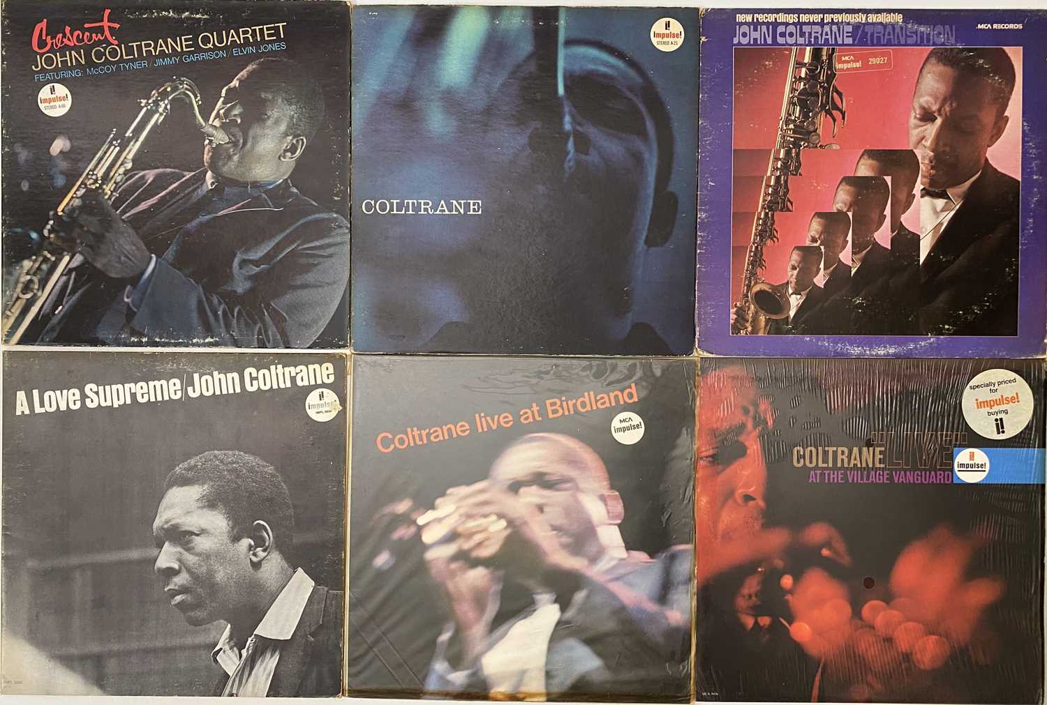 Lot 88 - JOHN COLTRANE/ MILES DAVIS - LP PACK