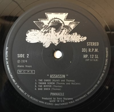 Lot 674 - Pinnacle - Assassin LP (Original UK Pressing - Stag Music HP 12S)