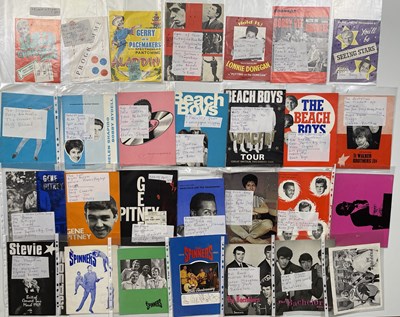Lot 78 - COLLECTION OF 60'S PROGRAMMES AND TICKETS INC BEACH BOYS / TROGGS / WALKER BROS ETC.