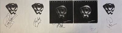 Lot 281 - DEEP PURPLE SIGNED PAGES
