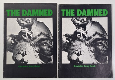 Lot 546 - THE DAMNED - MEMORABILIA INC NEW ROSE FOOTBALL PROGRAMME AD.