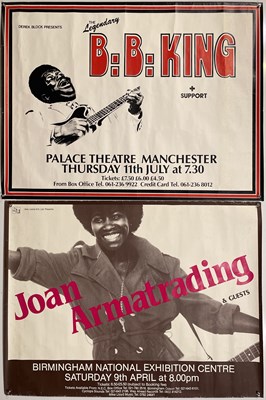 Lot 173 - 1980S CONCERT POSTERS - JOAN ARMATRADING / BB KING/BOB DYLAN.