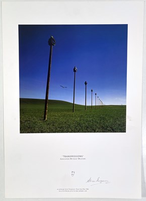 Lot 177 - STORM THORGERSON SIGNED ALBUM COVER PRINTS - PHISH / ASHRA AND MORE.