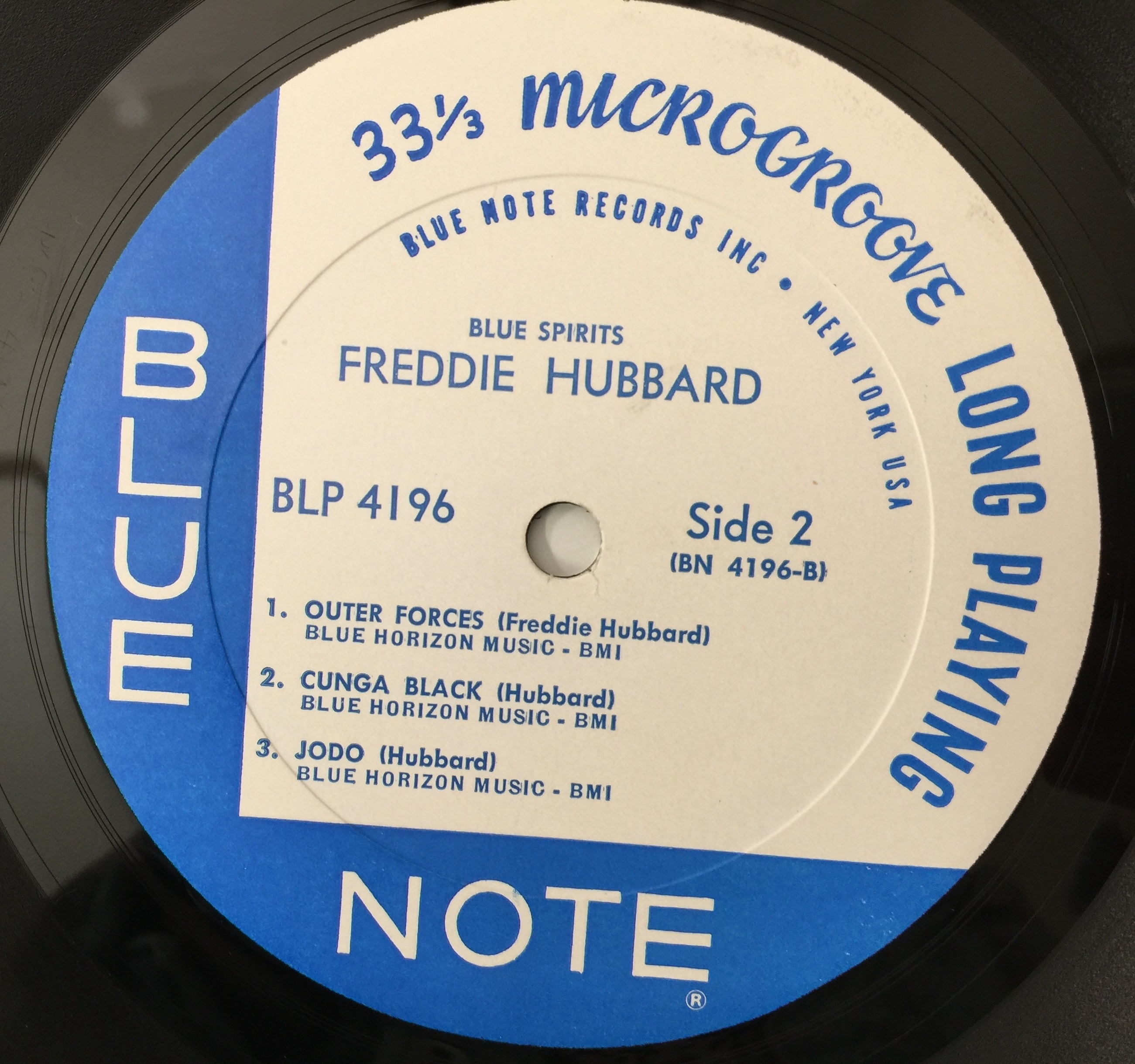 Lot 31 - FREDDIE HUBBARD - BLUE SPIRITS LP (US OG