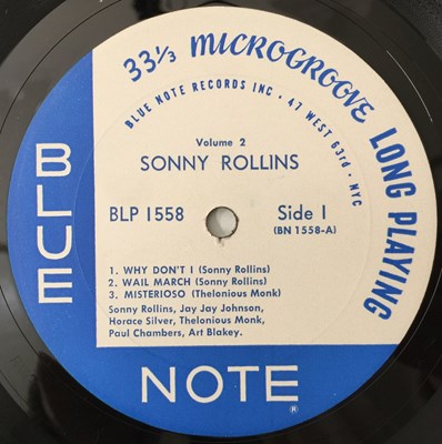 Lot 121 - SONNY ROLLINS - LP RARITIES (BLUE NOTE/RIVERSIDE)