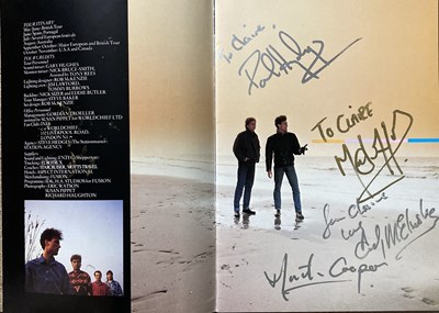 Lot 305 - OMD SIGNED LP AND PROGRAMME