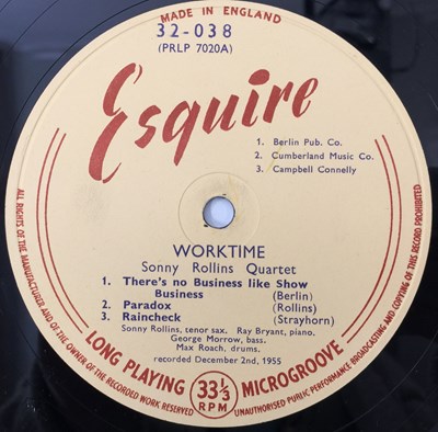 Lot 123 - SONNY ROLLINS - UK ESQUIRE LP RARITIES