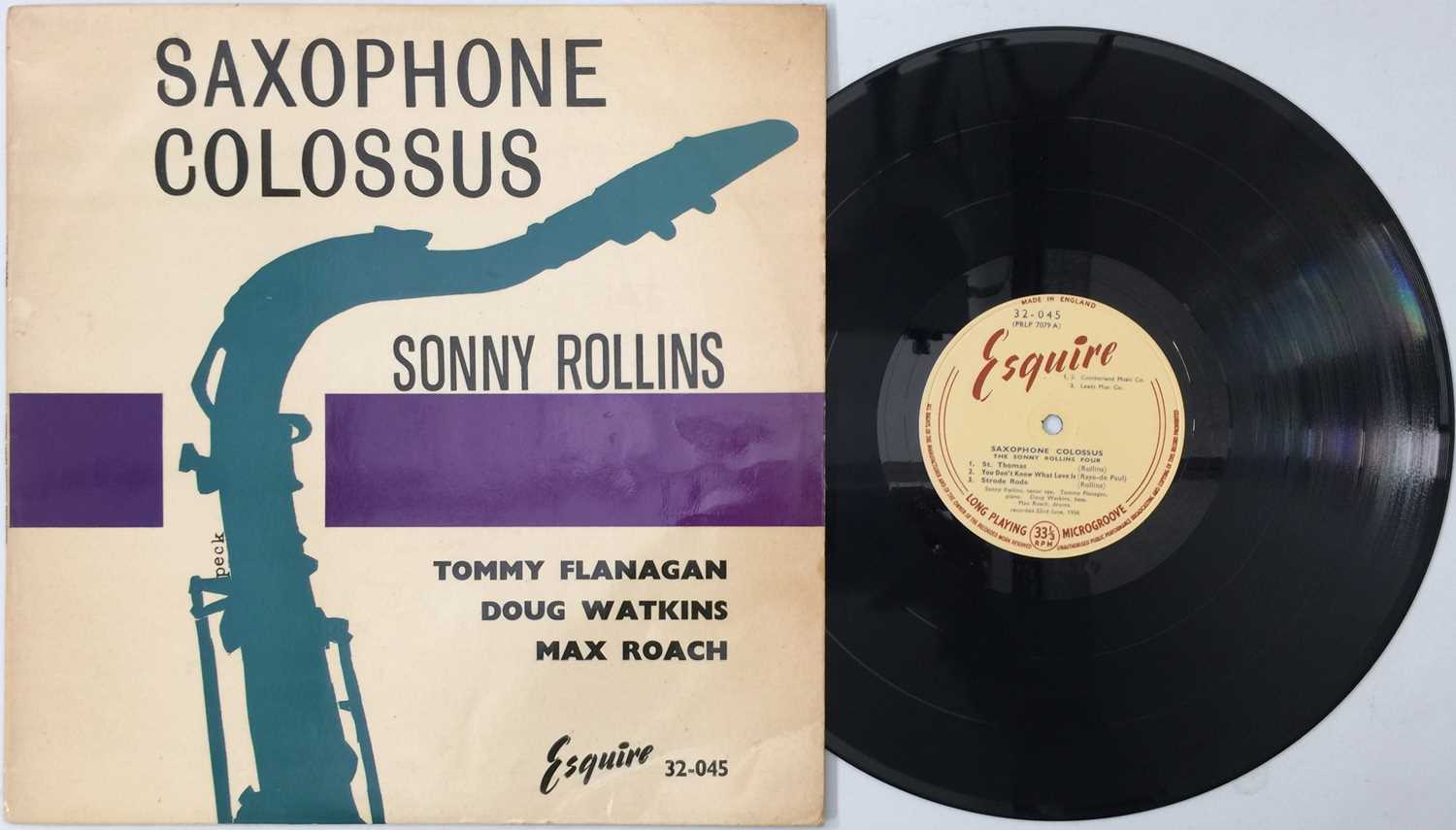 Lot 124 SONNY ROLLINS SAXOPHONE COLOSSUS LP