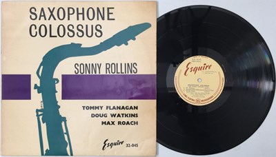 Lot 124 - SONNY ROLLINS - SAXOPHONE COLOSSUS LP (ORIGINAL UK COPY - ESQUIRE 32-045)