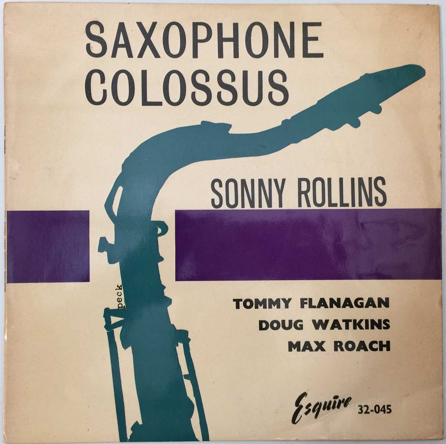 Lot 124 SONNY ROLLINS SAXOPHONE COLOSSUS LP