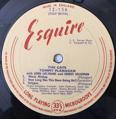Lot 35 - TOMMY FLANAGAN - THE CATS LP (ESQUIRE 32-156)