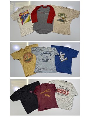 Lot 337 - ORIGINAL C 1970S/80S VENUE/EVENT T-SHIRTS.