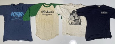 Lot 338 - THE KINKS - 1970S CONCERT/TOUR T-SHIRTS.