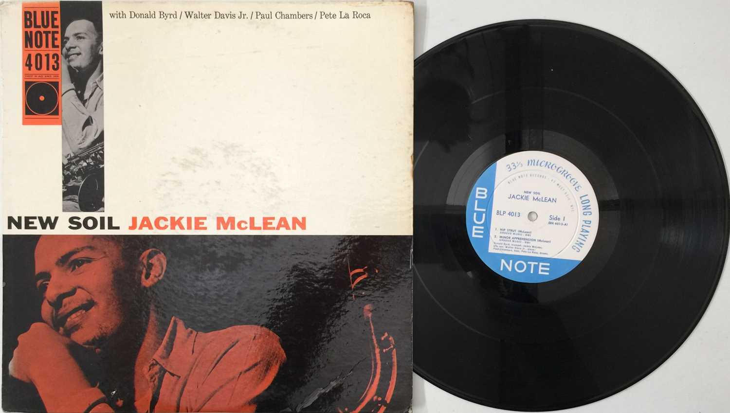 Lot 130 - JACKIE MCLEAN - NEW SOIL LP (ORIGINAL US COPY - BLUE NOTE BLP 4013)