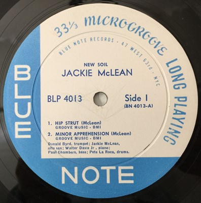 Lot 130 - JACKIE MCLEAN - NEW SOIL LP (ORIGINAL US COPY - BLUE NOTE BLP 4013)