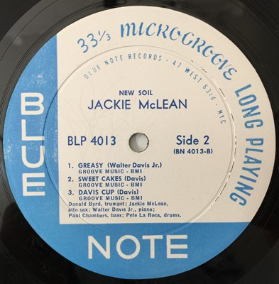 Lot 130 - JACKIE MCLEAN - NEW SOIL LP (ORIGINAL US COPY - BLUE NOTE BLP 4013)