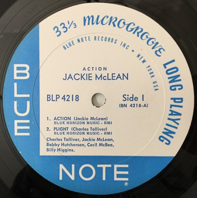 Lot 131 - JACKIE MCLEAN - ACTION LP (ORIGINAL US BLUE NOTE COPY - BLP 4218)