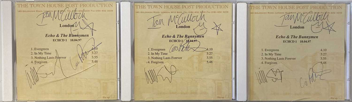 Lot 282 - ECHO AND THE BUNNYMEN SIGNED CDS