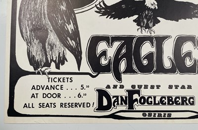 Lot 181 - THE EAGLES - 1975 CONCERT POSTER.