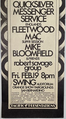 Lot 182 - FLEETWOOD MAC - 1971 US CONCERT POSTER.