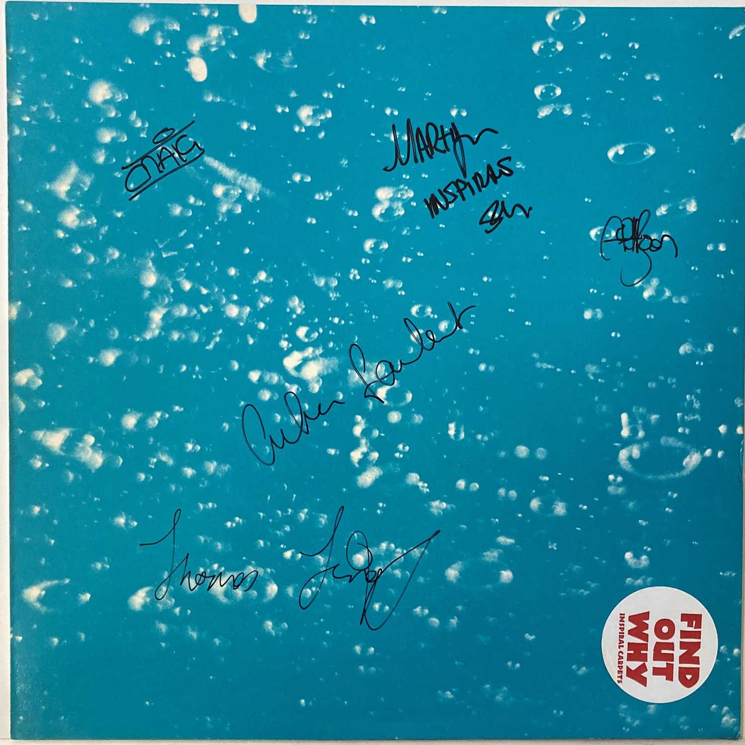 Lot 290 - INSPIRAL CARPETS SIGNED 12"