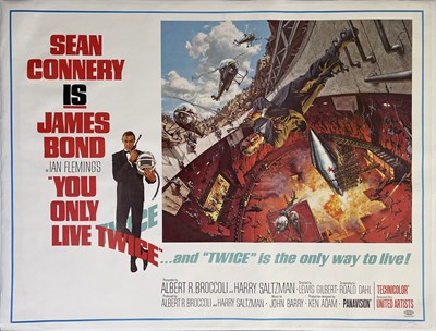 Lot 141 - JAMES BOND - YOU ONLY LIVE TWICE (1967) - US DRIVE-IN POSTER.