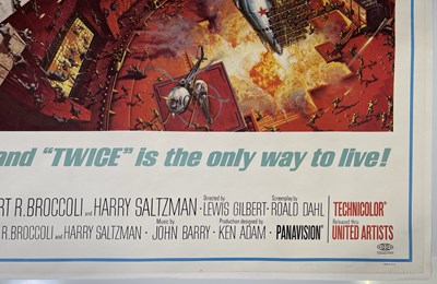 Lot 141 - JAMES BOND - YOU ONLY LIVE TWICE (1967) - US DRIVE-IN POSTER.