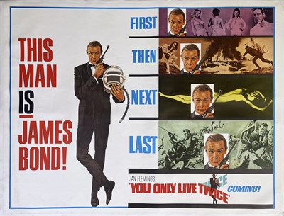 Lot 128 - JAMES BOND - YOU ONLY LIVE TWICE (1967) - US TEASER POSTER.