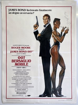 Lot 287 - JAMES BOND - A VIEW TO A KILL (1985) - ITALIAN POSTER.