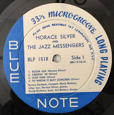 Lot 44 - HORACE SILVER & THE JAZZ MESSENGERS LP (BLP 1518 - LEXINGTON OG)